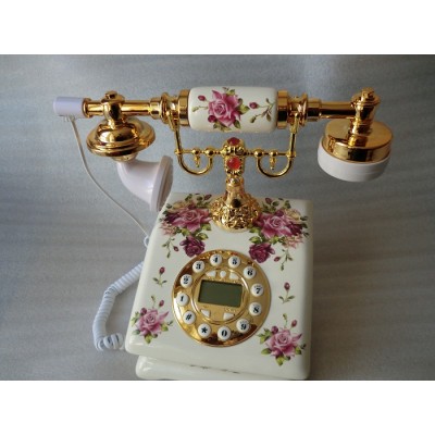 Porselen dijital antika görünümlü telefon